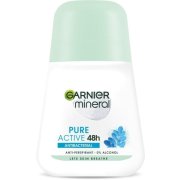 GARNIER Mineral Pure Active Antibacterial 48h, guľôčkový antiperspirant 50 ml