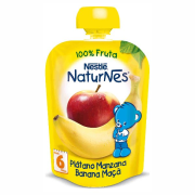 Nestlé Naturnes banán a jablko, Ovocný príkrm do ručičky 90g