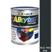 Alkyton Hladký RAL 7016 antracitová šedá lesklá 250 ml