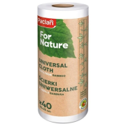 Paclan FOR NATURE, univerzálne rozložiteľné bambusové utierky 40 ks/ rolka