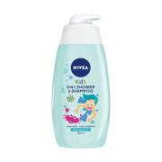 NIVEA Kids sprchový gél a šampón 2 v 1, 500 ml