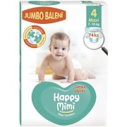 Happy Mimi Flexi Comfort detské plienky 4 Maxi Jumbo balenie 74 ks