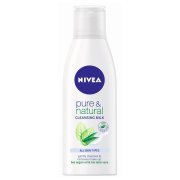 NIVEA Pure & Natural, čistiace pleťové mlieko 200 ml