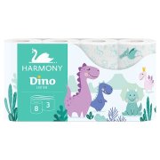 Harmony Dino toaletný papier 3 vrstvový, 8 ks
