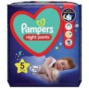 Pampers Night Pants plienkové nohavičky veľkosť 5, 22 ks