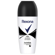 Rexona antiperspirant roll-on Invisible Black & White 50 ml