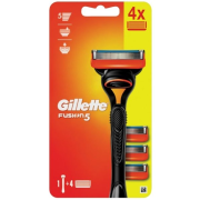 Gillette Fusion5 strojček + 4 hlavice
