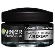 Garnier Pure Active AHA + BHA ľahký denný zmatňujúci krém 3v1 s aktívnym uhlím 50 ml